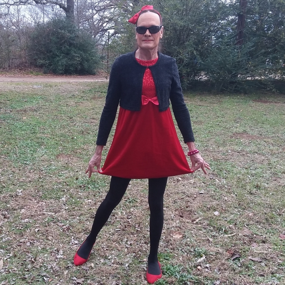 Red Velvet Dress